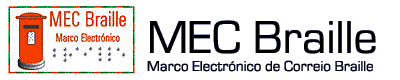 Logotipo do MEC Braille - Marco Electrónico de Correio Braille