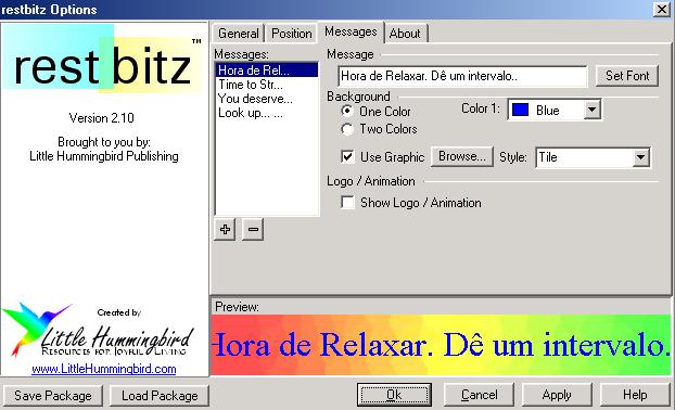 Ecrã do Rest Bitz