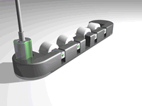 Adaptador de encaixe de fichas USB