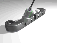 Adaptador de encaixe de fichas USB