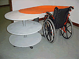Mesa adaptada